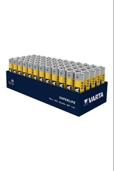 Superlıfe Çinko Aaa Ince Kalem Pil 60lı Paket ürün görseli 1