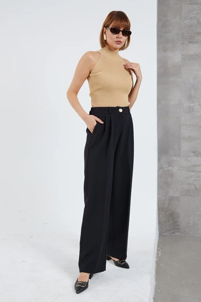 Kadın Beli Lastikli Pzzo Pantolon ürün görseli 1