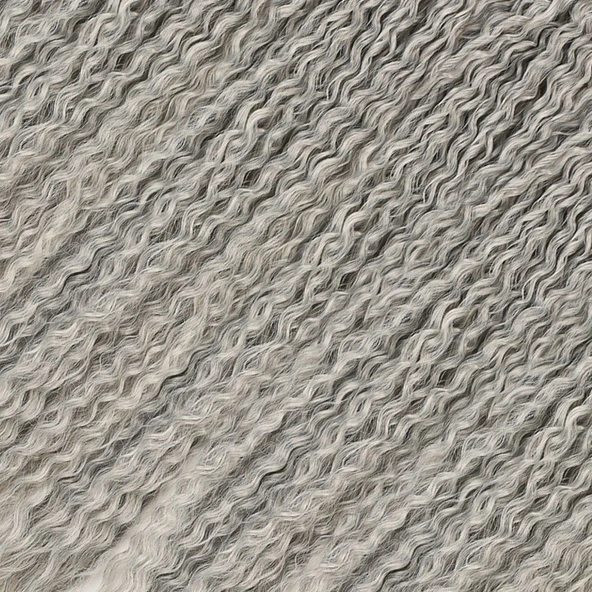 Brazilian Afro Dalgası / Gri - Resim 3