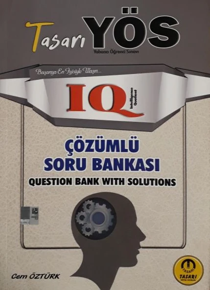 Tasarı YÖS IQ Çözümlü Soru Bankası (Yeni) ürün görseli 1