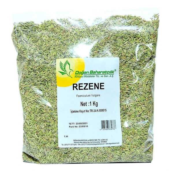 Rezene Doğal Tane Rezene Tohumu 1000 Gr Paket ürün görseli 1