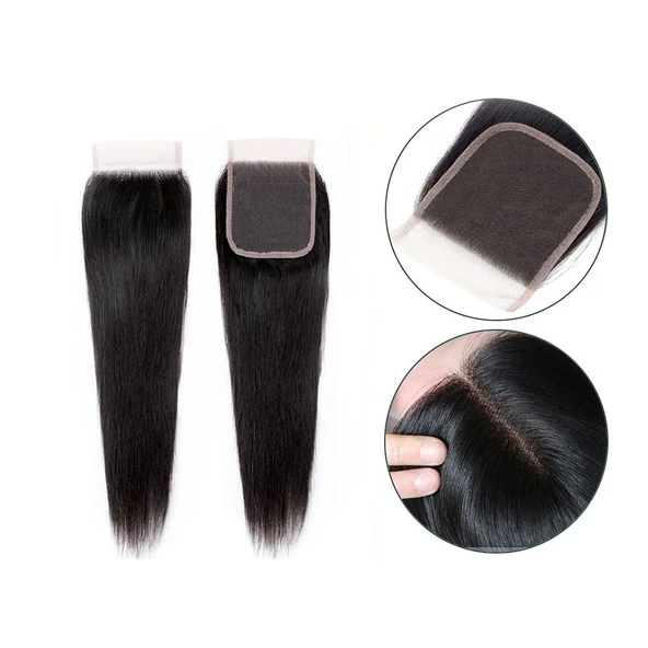 Peruk Tepesi Doğal Renk (Closure) 8inch ürün görseli 1