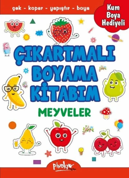 Çıkartmalı Boyama Meyveler ürün görseli 1