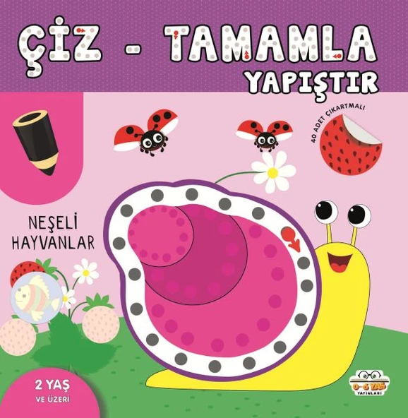 Çiz-Tamamla-Yapıştır Neşeli Hayvanlar ürün görseli 1