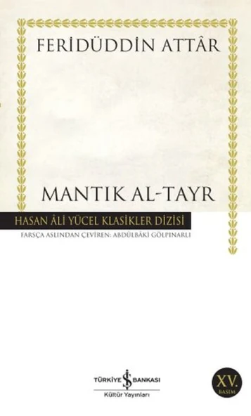 Mantık Al-Tayr - Hasan Ali Yücel Klasikleri ürün görseli 1