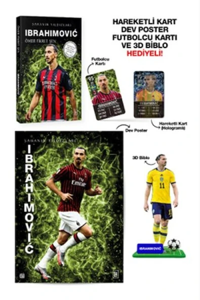 Ibrahimovic - Sahanın Yıldızları - 3D Biblo, Hareketli ürün görseli 1