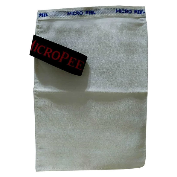 İpek Cilt İçin Banyo Kesesi Beyaz 16X25 ürün görseli 1