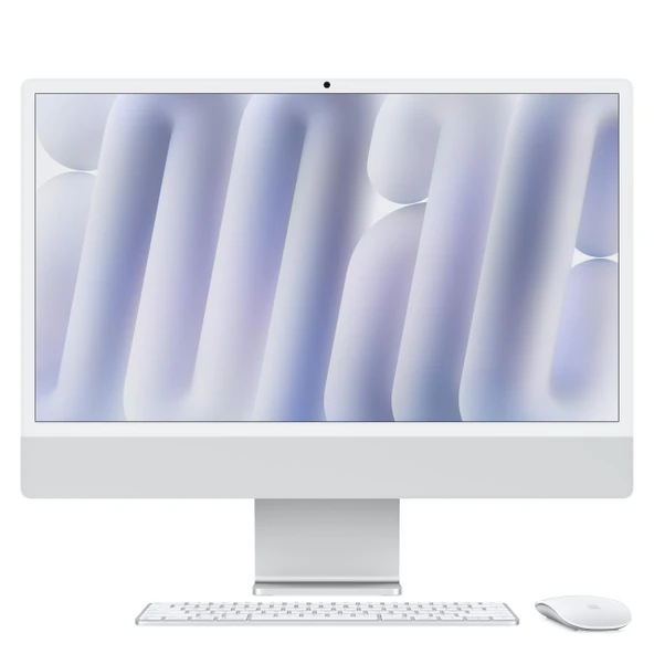 Apple iMac M4 Gümüş MWUC3TU/A 16 GB 256 GB SSD 24" 4.5K All in One PC ürün görseli 1