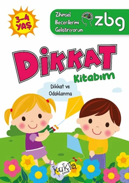 ZBG 3-4 Yaş Dikkat Kitabım ürün görseli 1