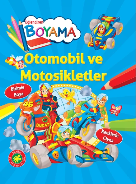 Eğlendiren Boyama - Otomobil ve Motosikletler ürün görseli 1