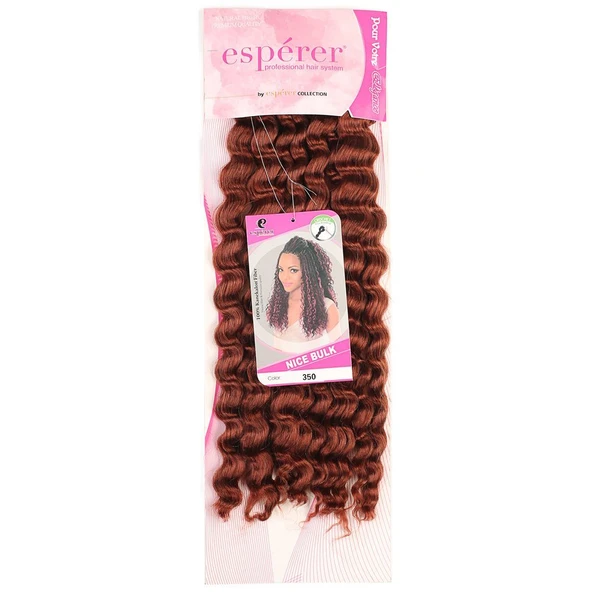 Nice Bulk Afro Su Dalgası / KIzıl Bakır - Resim 2