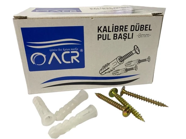 ACR 8 mm Kalibre Dubel 100 Adet ürün görseli 1