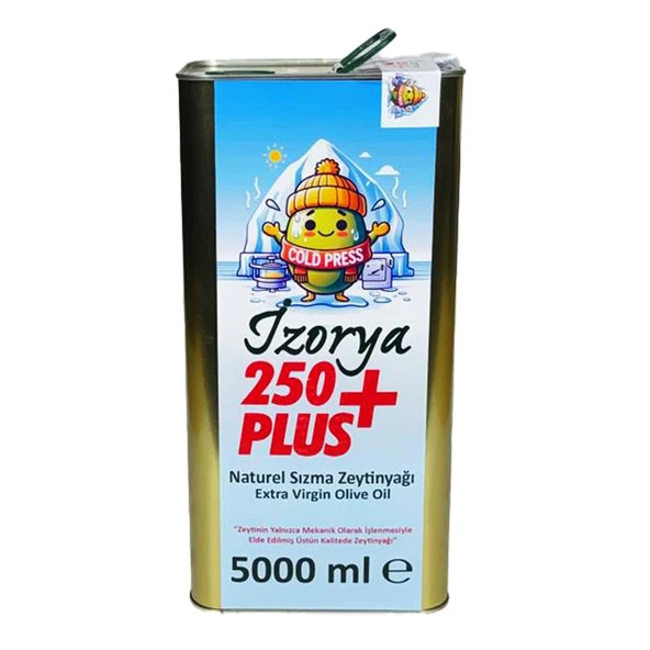 Yüksek Polifenollü Zeytinyağı 250+ Plus 5 L. ürün görseli 1
