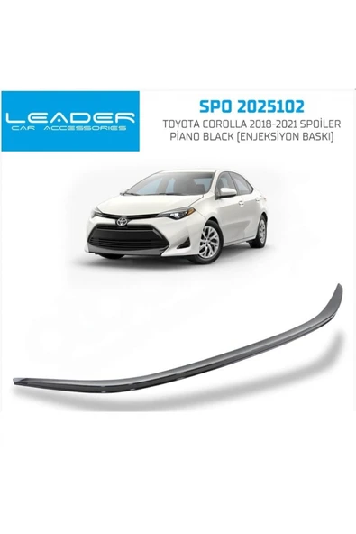 SPOİLER PARLAK SİYAH COROLLA 2018 2021 2025102 ürün görseli 1