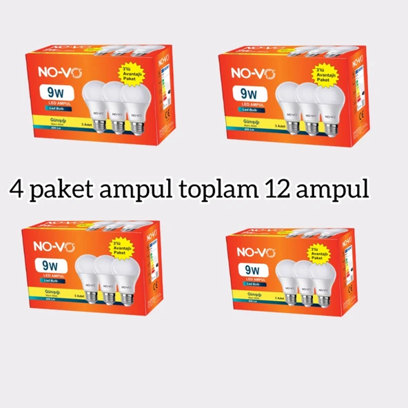 NOVO 4LÜ PAKET 12 ADET AMPUL ürün görseli 1