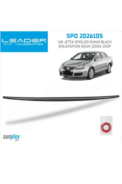 SPOİLER PARLAK SİYAH JETTA 2006-2010 2026105 ürün görseli 1