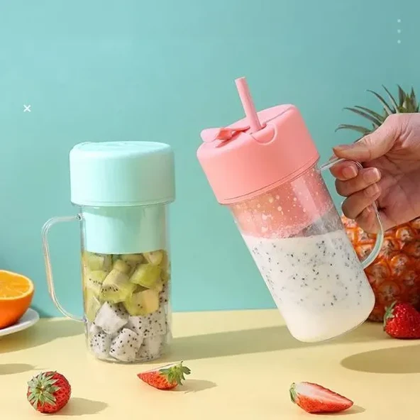 Taşınabilir Pipetli Bardak Blender - Resim 3