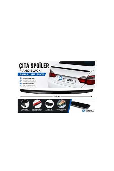 ÇITA SPOİLER PİANO BLACK BAGAJ ÜST 120CM SAL159 ürün görseli 1