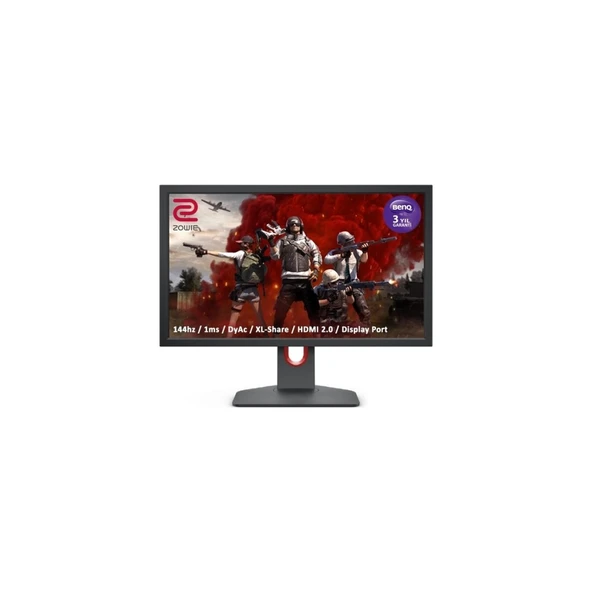 Zowie XL2411K 24" 144Hz 1ms (3xHDMI DP)Full HD TN Dyac Pivot Espor Oyun Monitörü ürün görseli 1