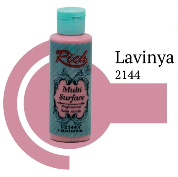 Rich Multi Surface 2144 Lavinya Akrilik Boya 120 cc - Resim 2