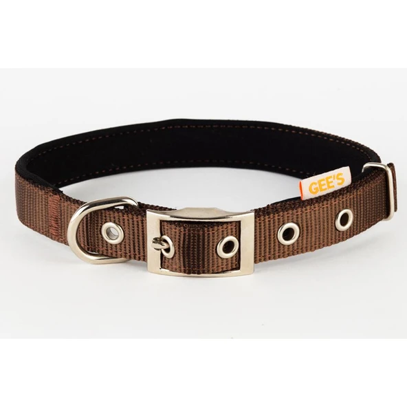 Gees Köpek Boyun Tasması 2,5x46-56 Cm KAHVERENGİ ürün görseli 1