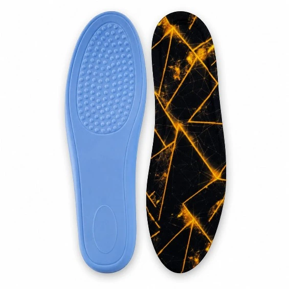 BLACKFLEX DYNAMİC GOLD MEMORY FOAM DARBE EMİCİ DİGİTAL BASKILI HAFIZALI ERKEK İÇ TABANLIK ürün görseli 1