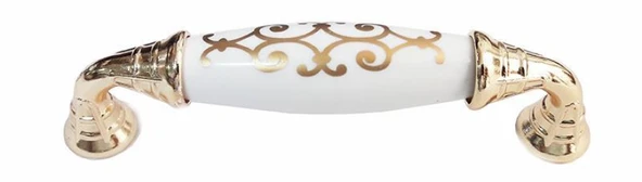 Klasik Silindir Kulp Altın 96 mm - Resim 3