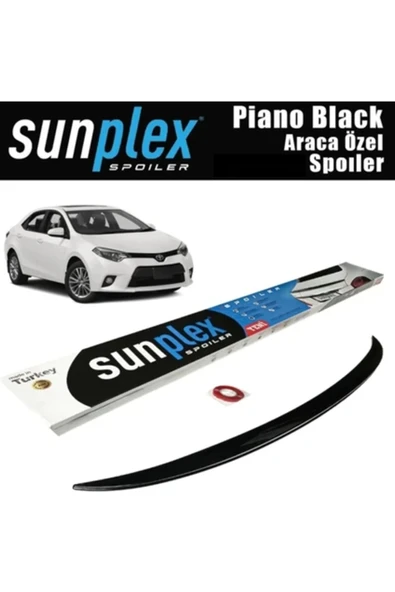 SPOİLER PARLAK SİYAH COROLLA 2013 2017 2025101 ürün görseli 1