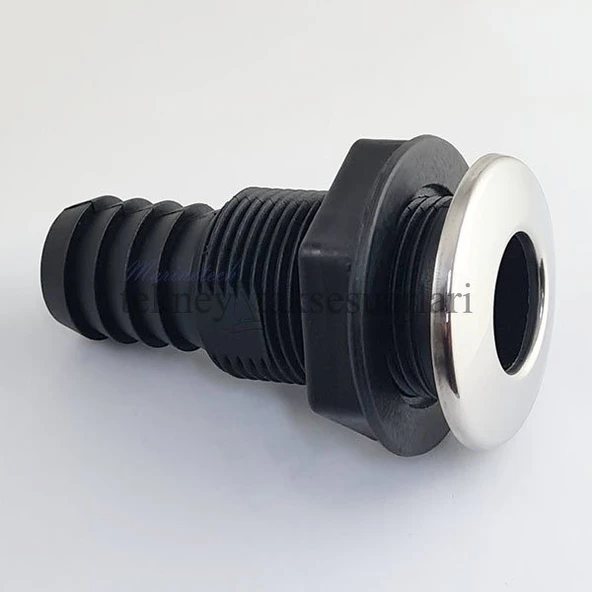 Krom Flanşlı Sintine Çıkışı, Borda Çıkışı Çeşitleri 3/4 (19mm) ürün görseli 1