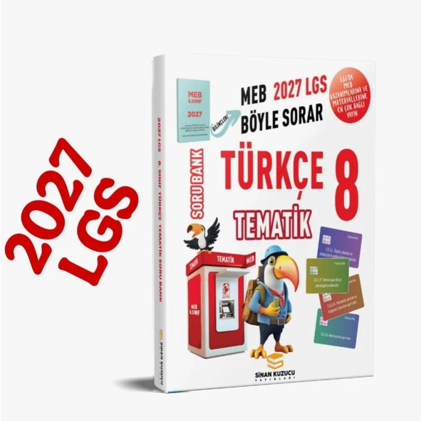 2027 8. Türkçe Tematik Soru Bankası Sinan Kuzucu ürün görseli 1