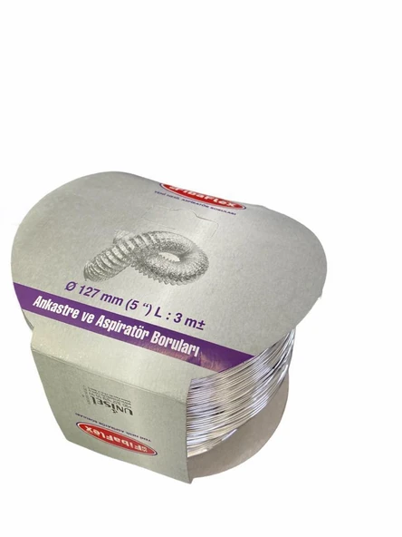 Aspilatör Borusu Telli 127 mm 3 Metre ürün görseli 1