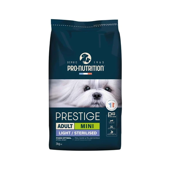 Pro Nutrition Prestige Küçük Irk Light Yetişkin Köpek Maması 3KG ürün görseli 1