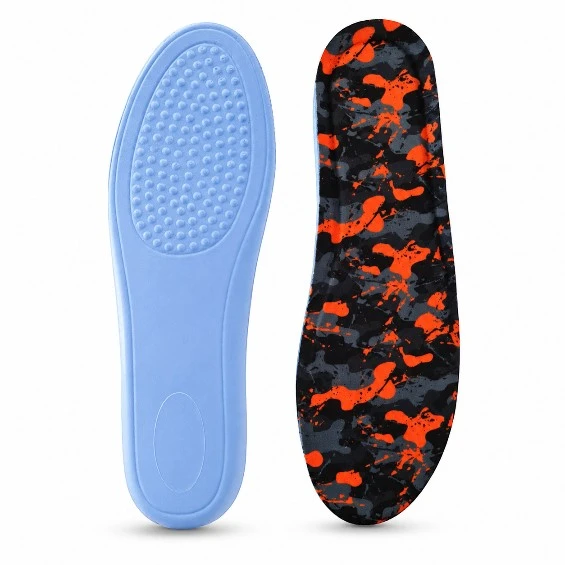 BLACKFLEX ORANGE CAMO MEMORY FOAM DARBE EMİCİ DİGİTAL BASKILI HAFIZALI ERKEK İÇ TABANLIK ürün görseli 1