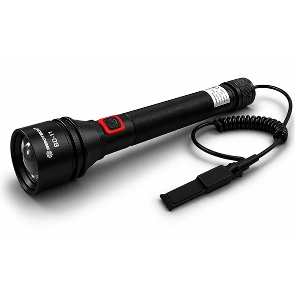 Bedotech Bd-11 8w Tg Led Alüminyum Alaşımlı Zoomlu Type-c Şarjlı Feneri ürün görseli 1