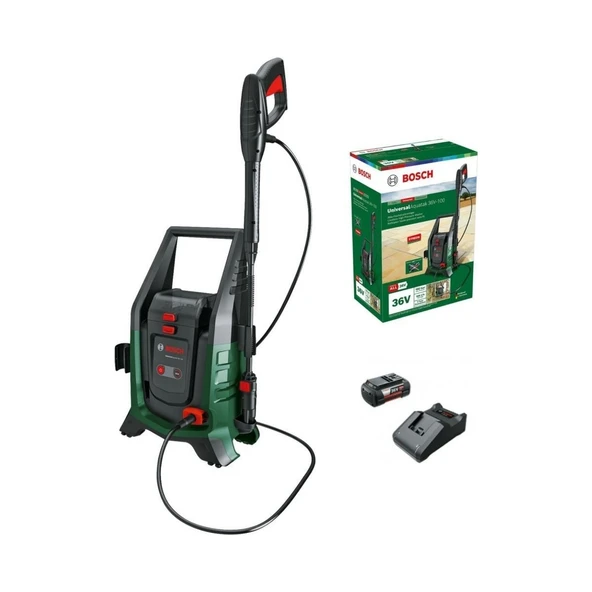 Universalaquatak 36V-100 Akülü Yüksek Basınçlı Yıkama Makinesi 06008C7002 100 bar Güçlü Motor Performansı ürün görseli 1