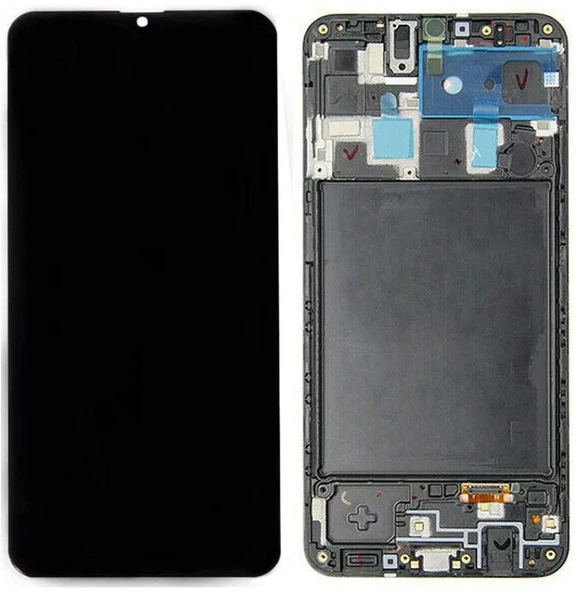 Samsung A20 sm-a205f Çıtalı SERVİS Lcd Dokunmatik ürün görseli 1
