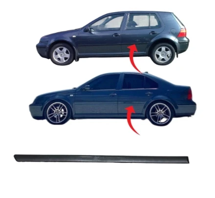 Golf4-Bora Kapı Çıtası Arka Sol Saten Siyah 1998-2004 1J4853754D B41 ürün görseli 1