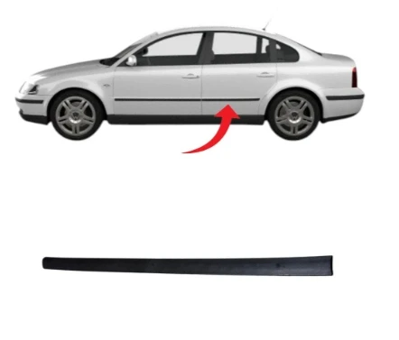 Passat B5 Kapı Çıtası Arka Sağ Saten Siyah 1997-2000 3B0853754 ürün görseli 1