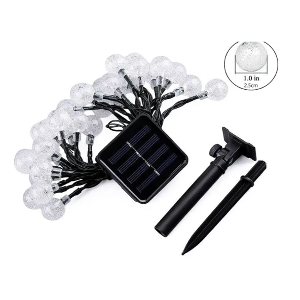 7m 50 Led Rgb Solar - Resim 4