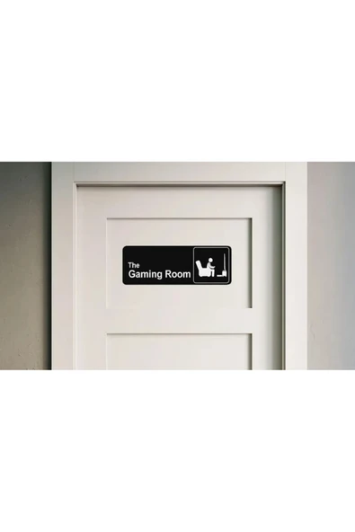 Gaming Room Sign - Oyuncu Odası Tabelası - Gamer Dekor - Oyunculara Özel ürün görseli 1