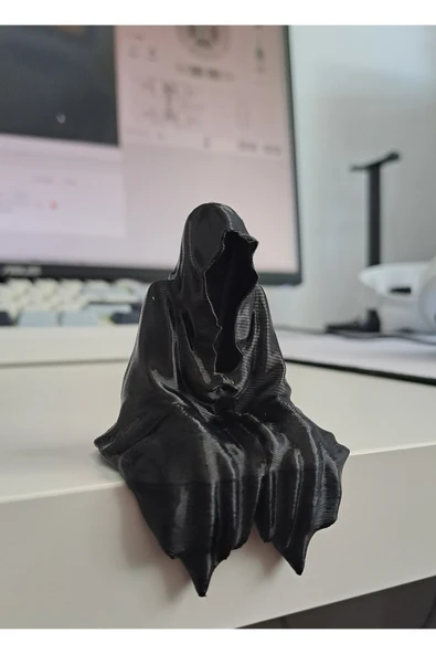 3D Masa - Kitaplık - Gamer Dekorasyonu Ghost Azrail Kitaplık Figürü ürün görseli 1