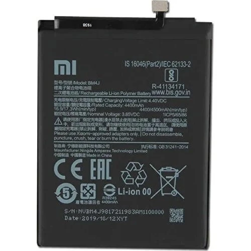 Redmi Note 8 Pro (BM4J) Batarya Pil 4500 mAh - Resim 2