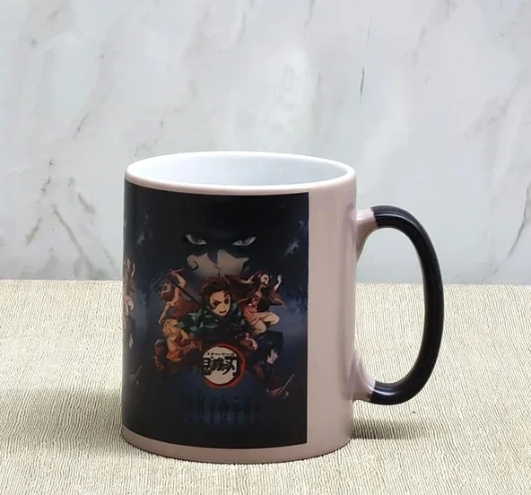 Porselen Renk Değiştiren Demon Slayer Kupa Bardak Aalk380 ürün görseli 1