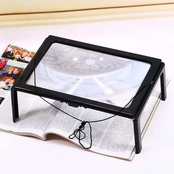 Led Işıklı Kitap Okuma Büyüteç - Resim 3