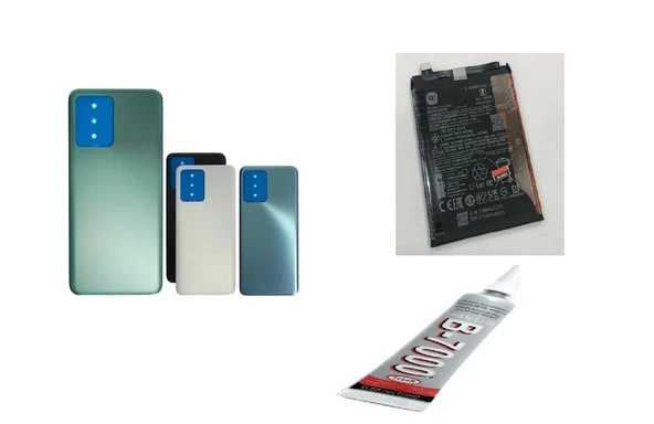 REDMİ NOTE 12 5G ARKA BATARYA KAPAĞI ,BATARYA VE B - Resim 5