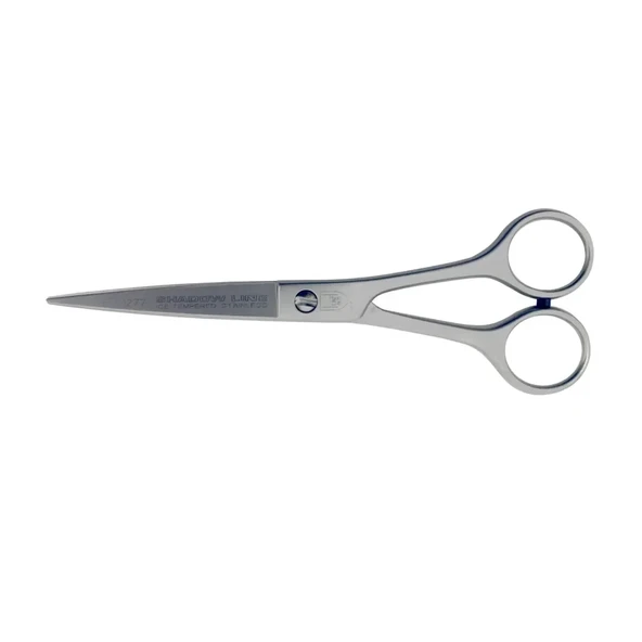 M-536 Metal Saplı Düz Saç Makası No: 7 İnç / 17,78 Cm - Paslanmaz Çelik ürün görseli 1