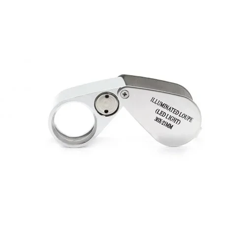 Kontrol, Için Özel Kutulu Metal Işıklı Lup 30x21 ürün görseli 1
