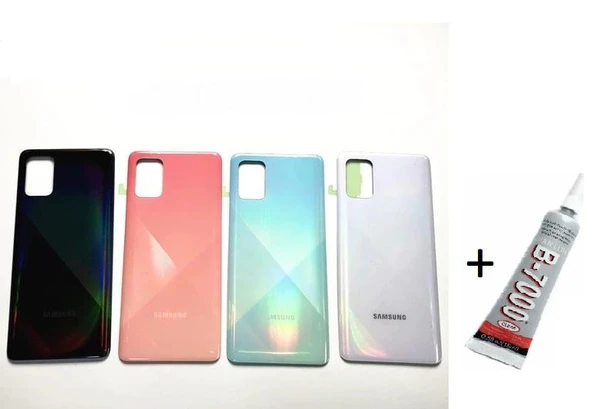 SAMSUNG A51 A515 Arka Batarya Pil Kapağı PEMBE (B7 ürün görseli 1