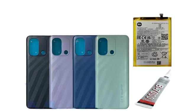 REDMİ 12C ARKA BATARYA KAPAĞI ,BATARYA VE B7000 YA ürün görseli 1
