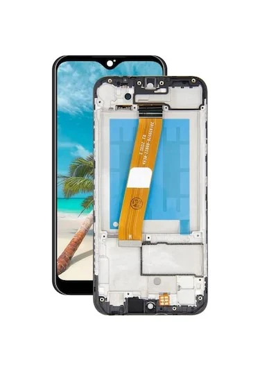 Samsung A01  Ekran Dokunmatik Çıtalı SRV (Siyah) ürün görseli 1